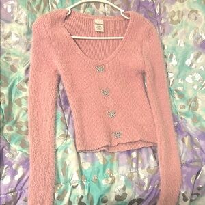 No Boundaries Pink Long Sleeve Tee